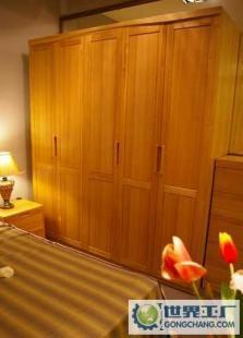 廠家直銷:水曲柳實木家具&mdash;實木五門衣柜LD409_家居家具_世界工廠網中國產品信息庫