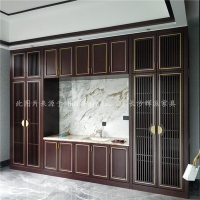 長沙全房實木定制工廠 實木衣柜 餐邊柜定制環保達標